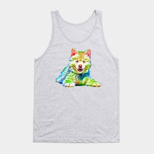 Colorful Artistic Dog Tank Top